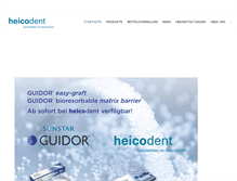 Tablet Screenshot of heicodent.ch